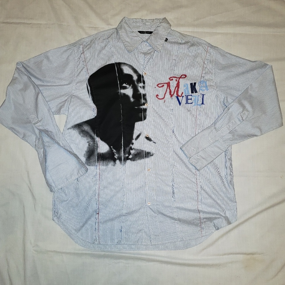 Makaveli Branded Button Down